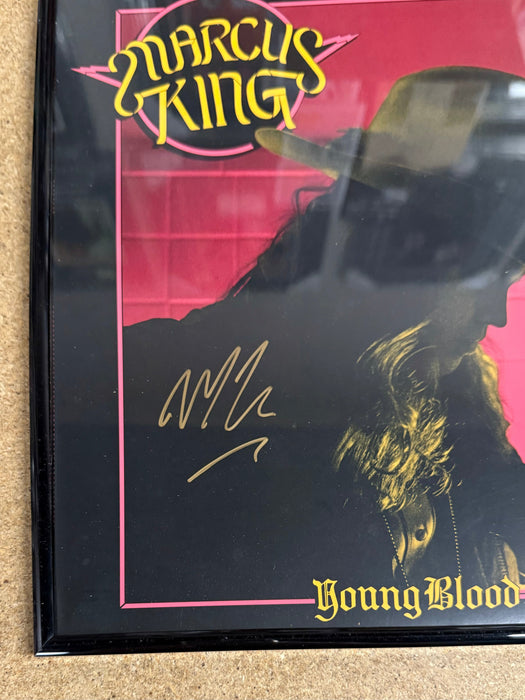 Singer Songwriter Marcus King Signed & Framed “Young Blood” Vinyl With JSA COA - for just $175! 