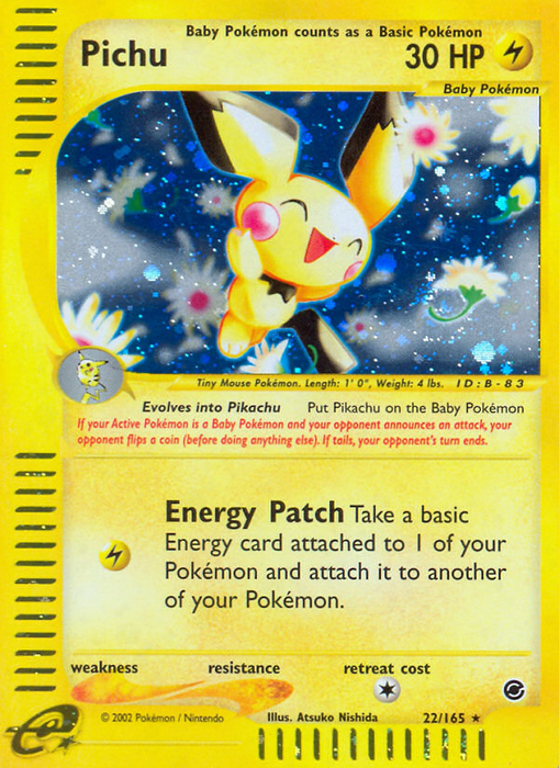 Pichu (22/165) [Expedition: Base Set] - Just $9.10! Shop now at Retro Gaming of Denver