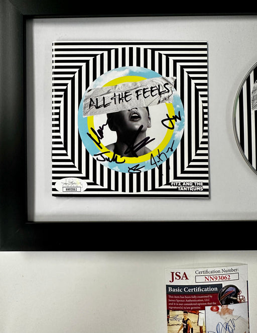 Fitz And The Tantrums Signed All The Feels Framed CD Booklet With JSA COA - for just $150! 