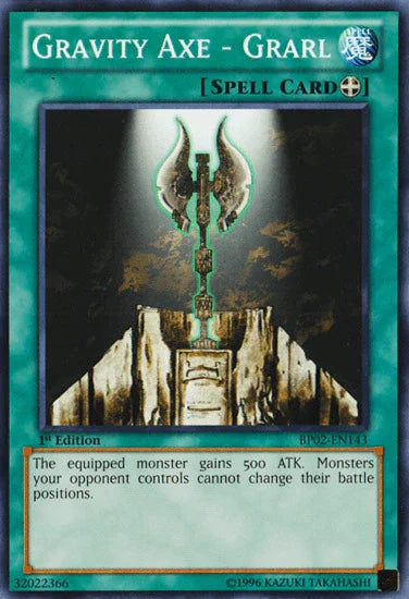 Gravity Axe - Grarl [BP02-EN143] Mosaic Rare - for just $0.20! 
