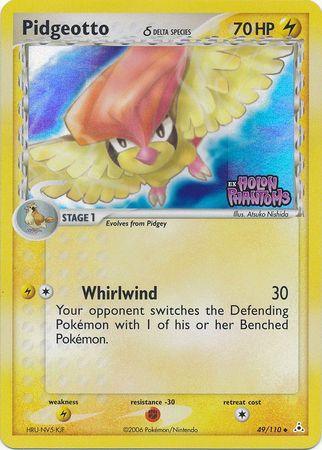 Pidgeotto (49/110) (Delta Species) (Stamped) [EX: Holon Phantoms] - for just $12! 