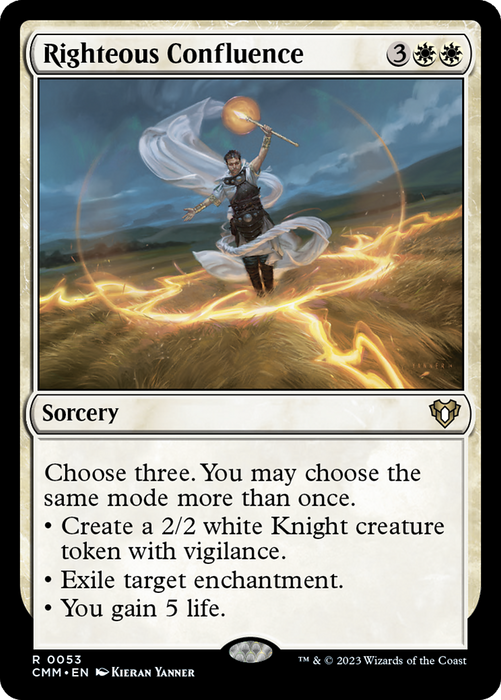 Righteous Confluence (CMM-053) - Commander Masters - for just $0.08! 