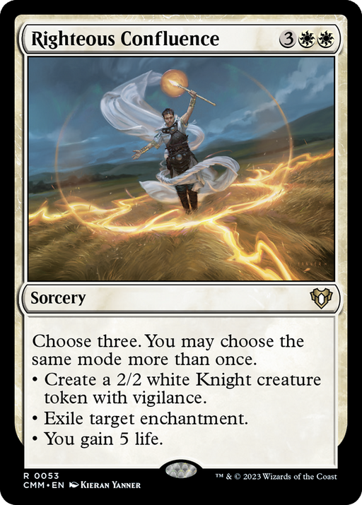 Righteous Confluence (CMM-053) - Commander Masters - for just $0.08! 