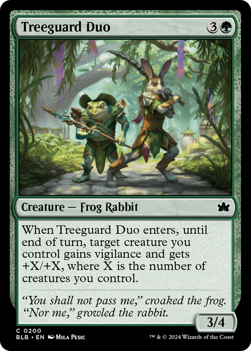 Treeguard Duo (BLB-200) - Bloomburrow - for just $0.07! 