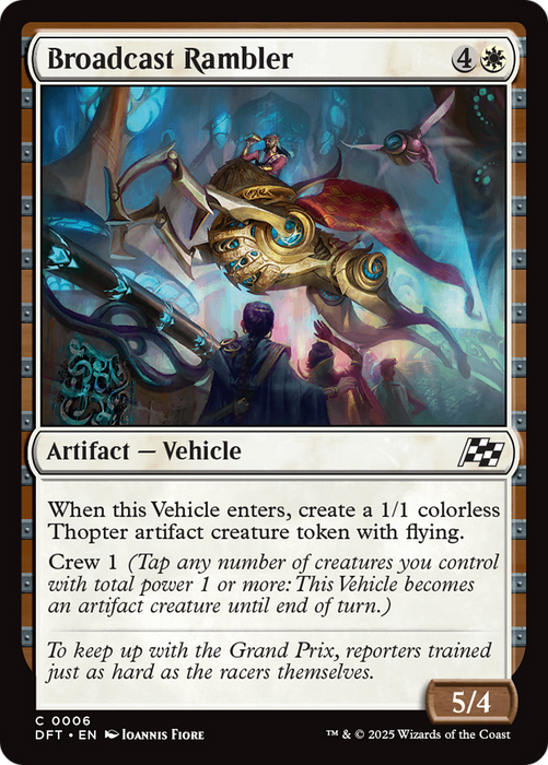 Broadcast Rambler (DFT-006) - Aetherdrift - for just $0.01! 