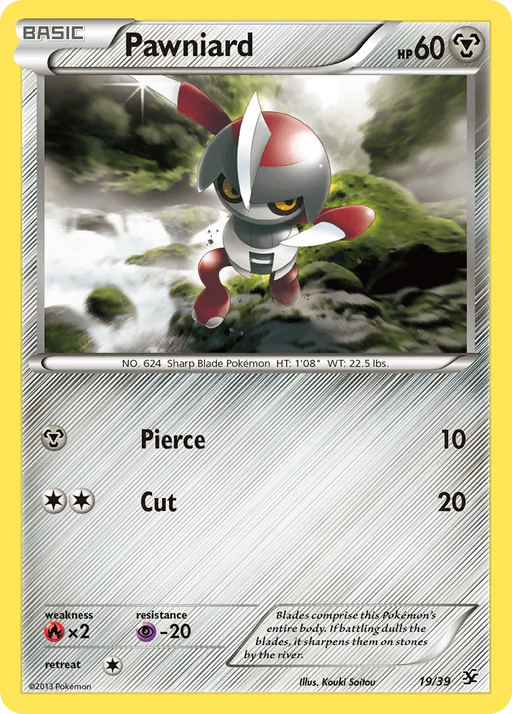 Pawniard (19/39) [XY: Kalos Starter Set] - for just $0.20! 