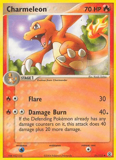 Charmeleon (31/112) [EX: FireRed & LeafGreen] - for just $0.80! 