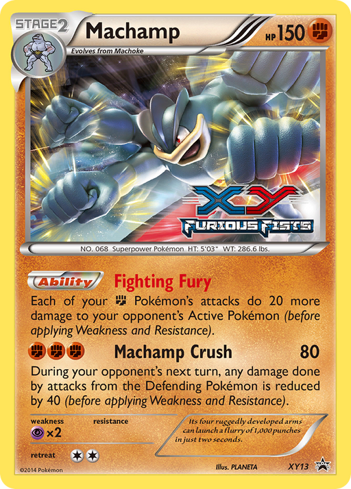 Machamp (XY13) [XY: Black Star Promos] - Just $2.10! Shop now at Retro Gaming of Denver