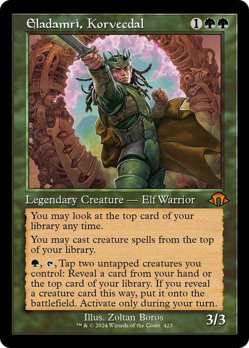 Eladamri, Korvecdal (Retro Frame) (MH3-423) - Modern Horizons 3 - for just $2.29! 