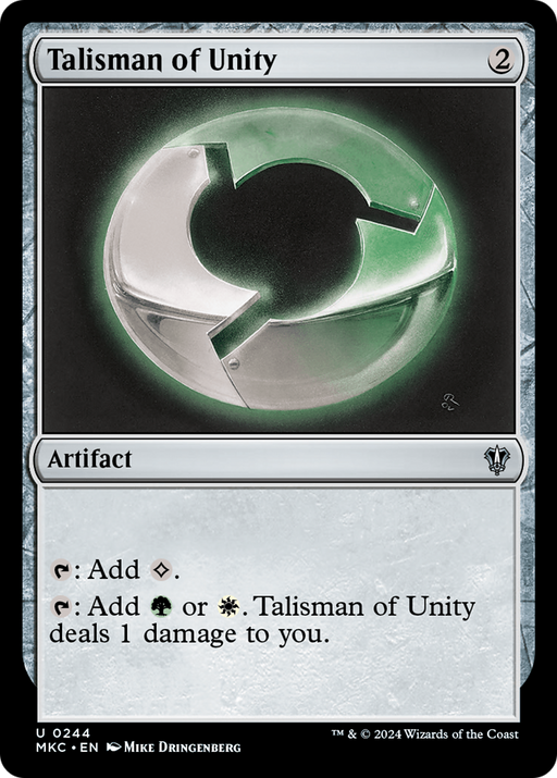 Talisman of Unity (MKC-244) - Murders at Karlov Manor Commander - for just $0.99! 