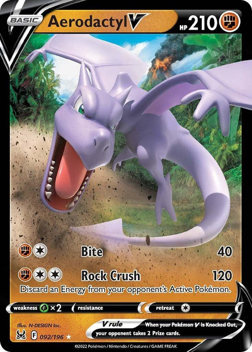 Aerodactyl V (092/196) [Sword & Shield: Lost Origin] - for just $0.50! 