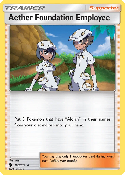 Aether Foundation Employee (168/214) [Sun & Moon: Lost Thunder] - for just $0.10! 