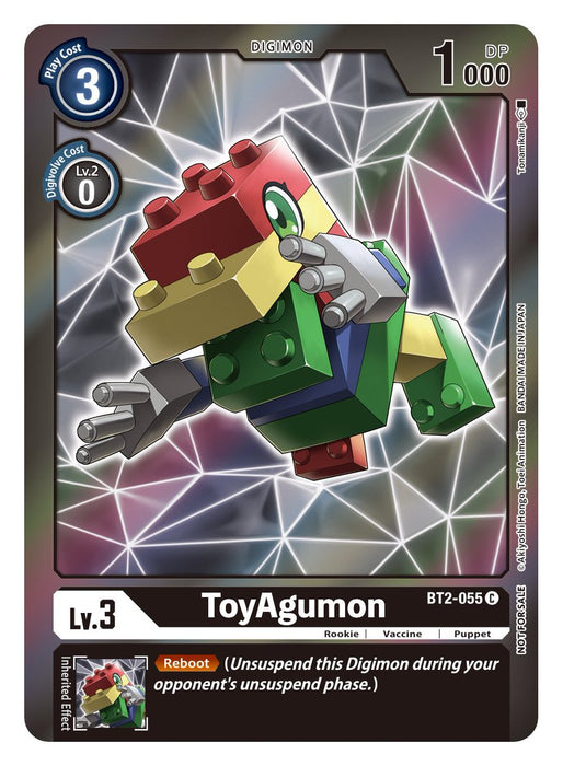 ToyAgumon [BT2-055] (Event Pack 2) [Release Special Booster Ver.1.0] - Just $0.35! Shop now at Retro Gaming of Denver