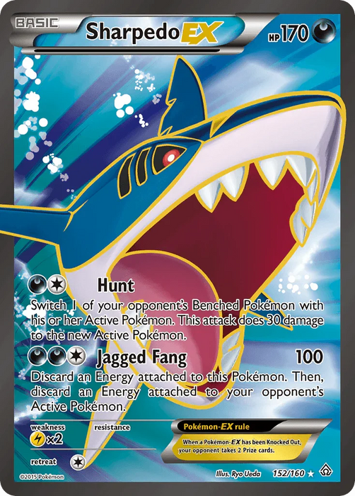 Sharpedo EX (152/160) [XY: Primal Clash] - for just $15.30! 