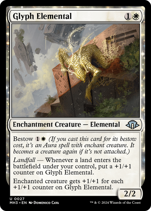 Glyph Elemental (MH3-027) - Modern Horizons 3: (enchantment) - for just $0.06! 