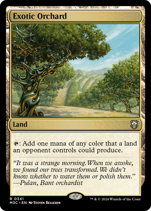 Exotic Orchard (M3C-341) - Modern Horizons 3 Commander - for just $0.09! 