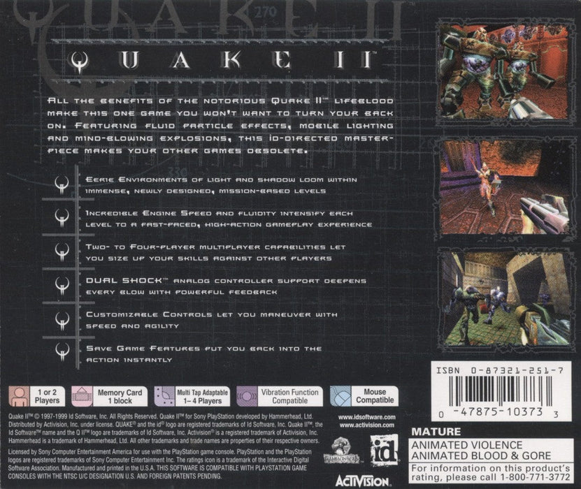 Quake II – PlayStation 1 (PS1) - for just $0! 