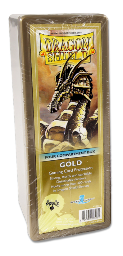 Dragon Shield: Four-Compartment Deck Box - Gold - Just $0! Shop now at Retro Gaming of Denver