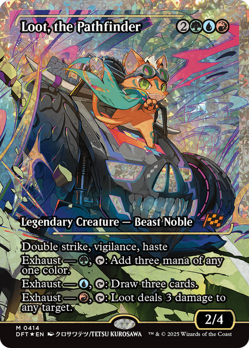 Loot, the Pathfinder (DFT-414) - Aetherdrift: (Showcase) Foil - for just $31.03! 