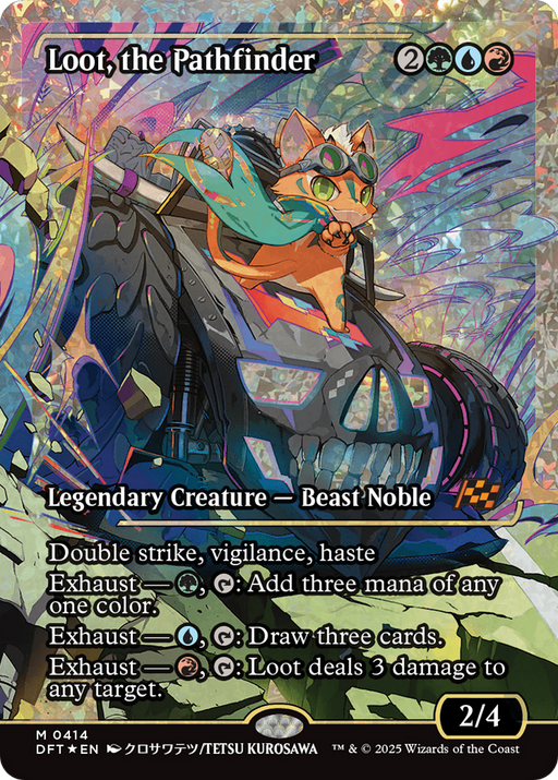 Loot, the Pathfinder (DFT-414) - Aetherdrift: (Showcase) Foil - for just $31.26! 