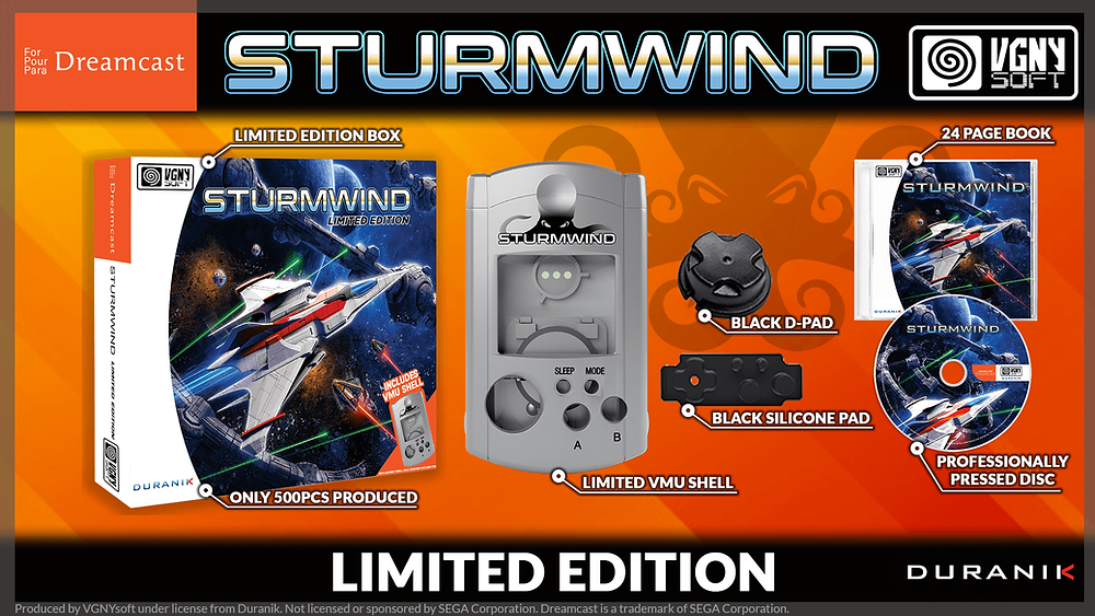 Sturmwind: Limited Edition (Sega Dreamcast) - for just $0! 