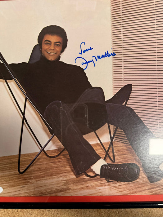 Johnny Mathis Signed & Framed You Light Up My Life Vinyl With JSA COA - for just $100! 