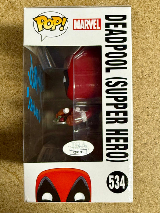 TJ Miller Signed Thanksgiving Deadpool “Weasel” Funko Pop! #534 With JSA COA - for just $85! 