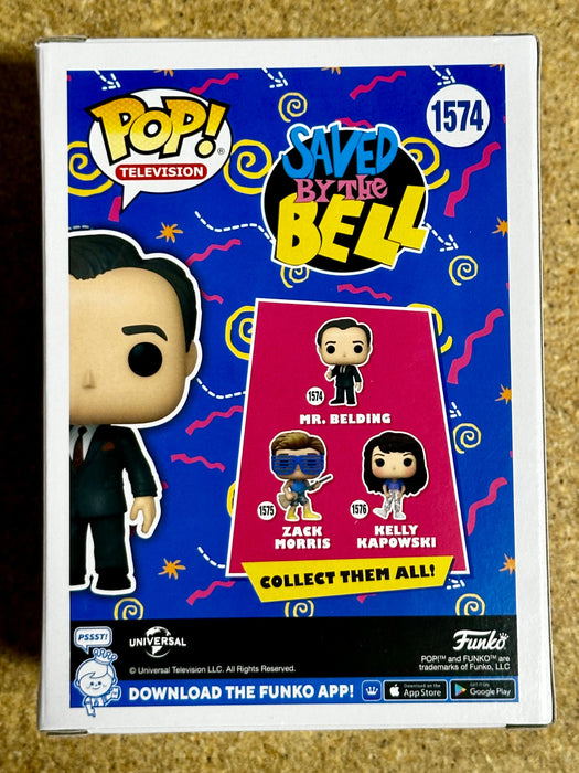 Funko Pop! Television Mr. Belding #1574 Saved By The Bell 2024 Dennis Haskins - for just $15! 