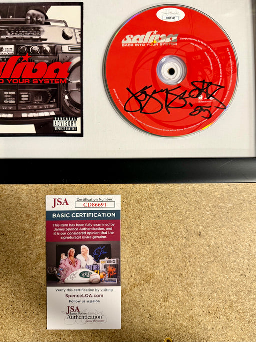 Josey Scott Signed Saliva Back Into Your System” (2002) Framed CD With JSA COA - for just $120! 
