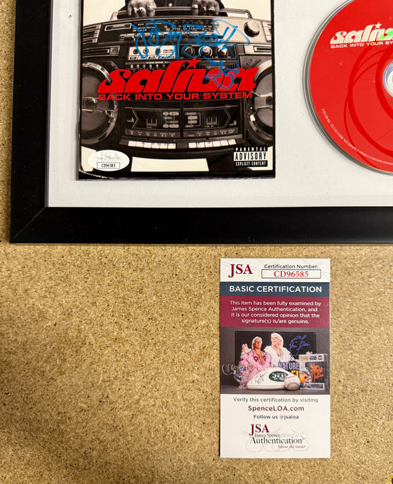 Josey Scott Signed Saliva Back Into Your System” (2002) Framed CD With JSA COA - for just $120! 