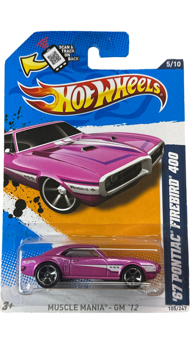 Hot Wheels '67 Pontiac Firebird 400 Pink Muscle Mania - GM 12 105/247 - for just $17.99! 