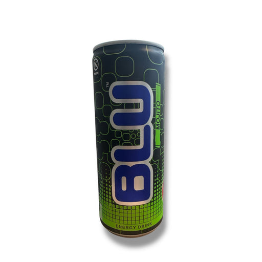 BLU Mojito Energy Drink 250ml Can – Refreshing Carbonated Beverage for Active Lifestyles - for just $3.99! 
