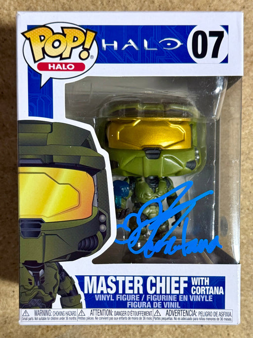 Jen Taylor Signed Halo Master Chief With Cortana Funko Pop! #07 With JSA COA - for just $150! 