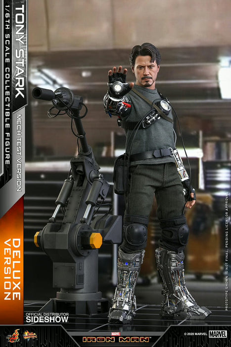 Tony Stark (Mech Test Version 2.0) Deluxe MMS582 Marvel Sixth Scale Figure by Hot Toys - for just $350! 