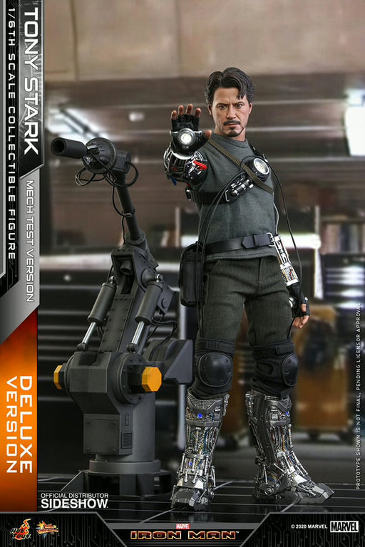 Tony Stark (Mech Test Version 2.0) Deluxe MMS582 Marvel Sixth Scale Figure by Hot Toys - for just $350! 