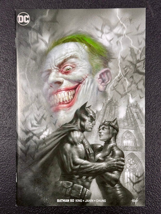 Batman #50 Scorpion Comics Lucio Parrillo Cover B B&W Variant DC 2018 Wedding - for just $25! 