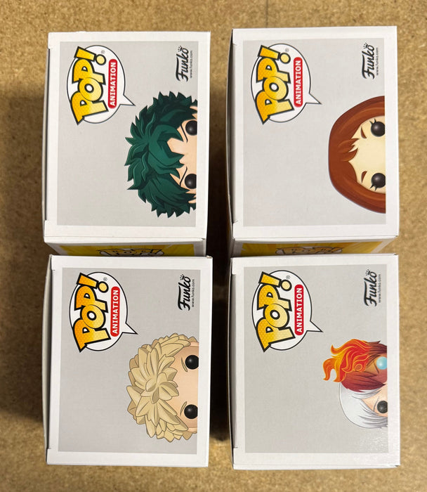 Funko Pop! Animation Deku, Katsuki Bakugo, Ochaco & Todoroki My Hero Academia Set Of 4 - for just $40! 