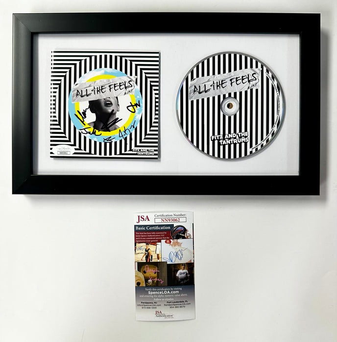 Fitz And The Tantrums Signed All The Feels Framed CD Booklet With JSA COA - for just $150! 