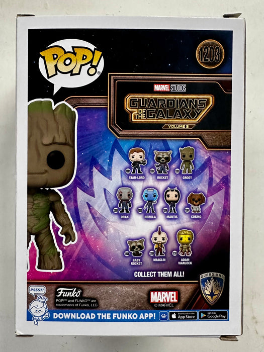 Director James Gunn Signed Funko Pop! Marvel #1203 Groot Guardians Of The Galaxy Vol. 3 GOTG 2023 With JSA COA - for just $300! 