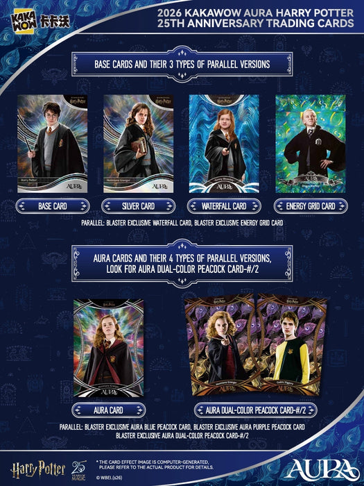 AURA: Harry Potter 25th Anniversary Trading Cards - Booster Bundle - for just $125! 