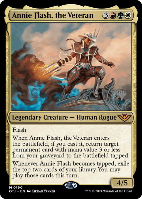 Annie Flash, the Veteran (PPOTJ-190) - Outlaws of Thunder Junction Promos - for just $0.07! 