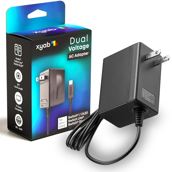Nintendo Switch USB-C Power Adapter [Black] – Nintendo Switch Accessory (NS) - for just $24.99! 