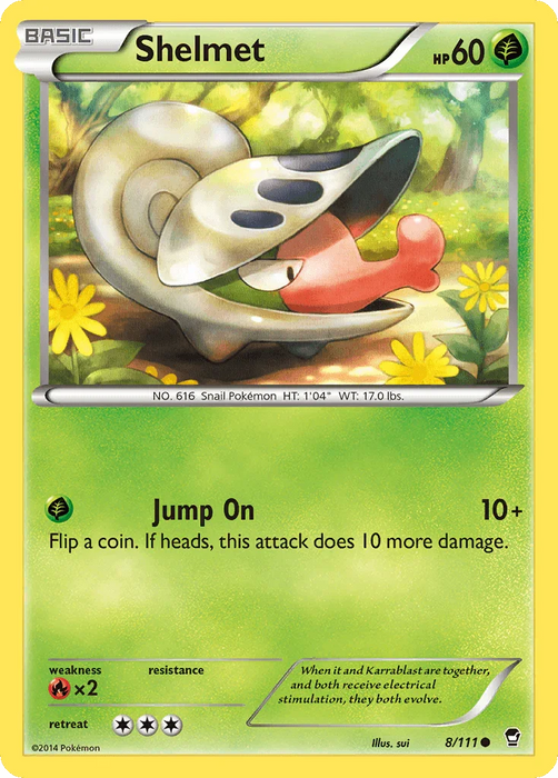Shelmet (8/111) [XY: Furious Fists] - for just $0.10! 