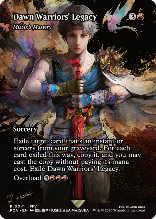 Dawn Warriors' Legacy - Mizzix's Mastery (Showcase) (FCA-041) - FINAL FANTASY: Through the Ages / Dawn Warriors' Legacy (Borderless) Foil - for just $2.97! 