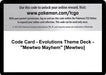 Code Card - Evolutions Theme Deck - Mewtwo Mayhem (Mewtwo) (XY - Evolutions) Near Mint - for just $3.25! 