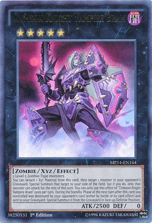 Crimson Knight Vampire Bram [MP14-EN164] Ultra Rare - for just $0.15! 