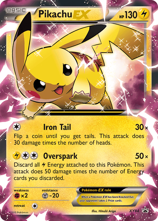 Pikachu EX (XY84) [XY: Black Star Promos] - for just $20.80! 