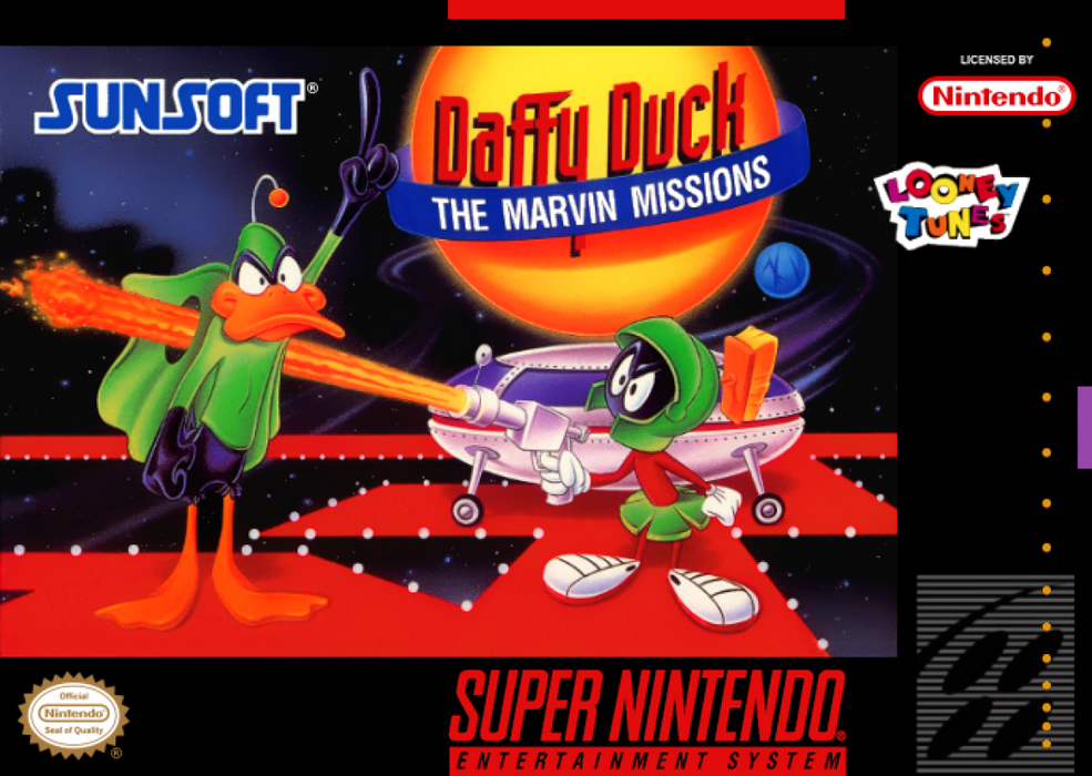 Daffy Duck: Marvin Missions – Super Nintendo Entertainment System (SNES) - for just $15.99! 