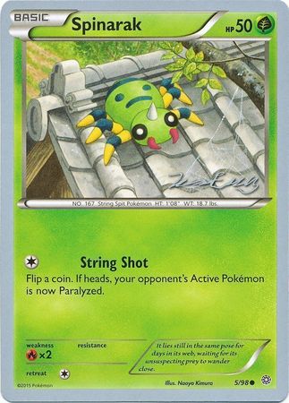 Spinarak (5/98) (Bebe - Jesper Eriksen) [World Championships 2016] - Just $0.30! Shop now at Retro Gaming of Denver