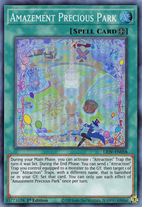 Amazement Precious Park [LIOV-EN058] Super Rare - for just $0.10! 